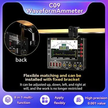 I2C C09 Digital Waveform Voltage Meter – Model Host for Precision Testing