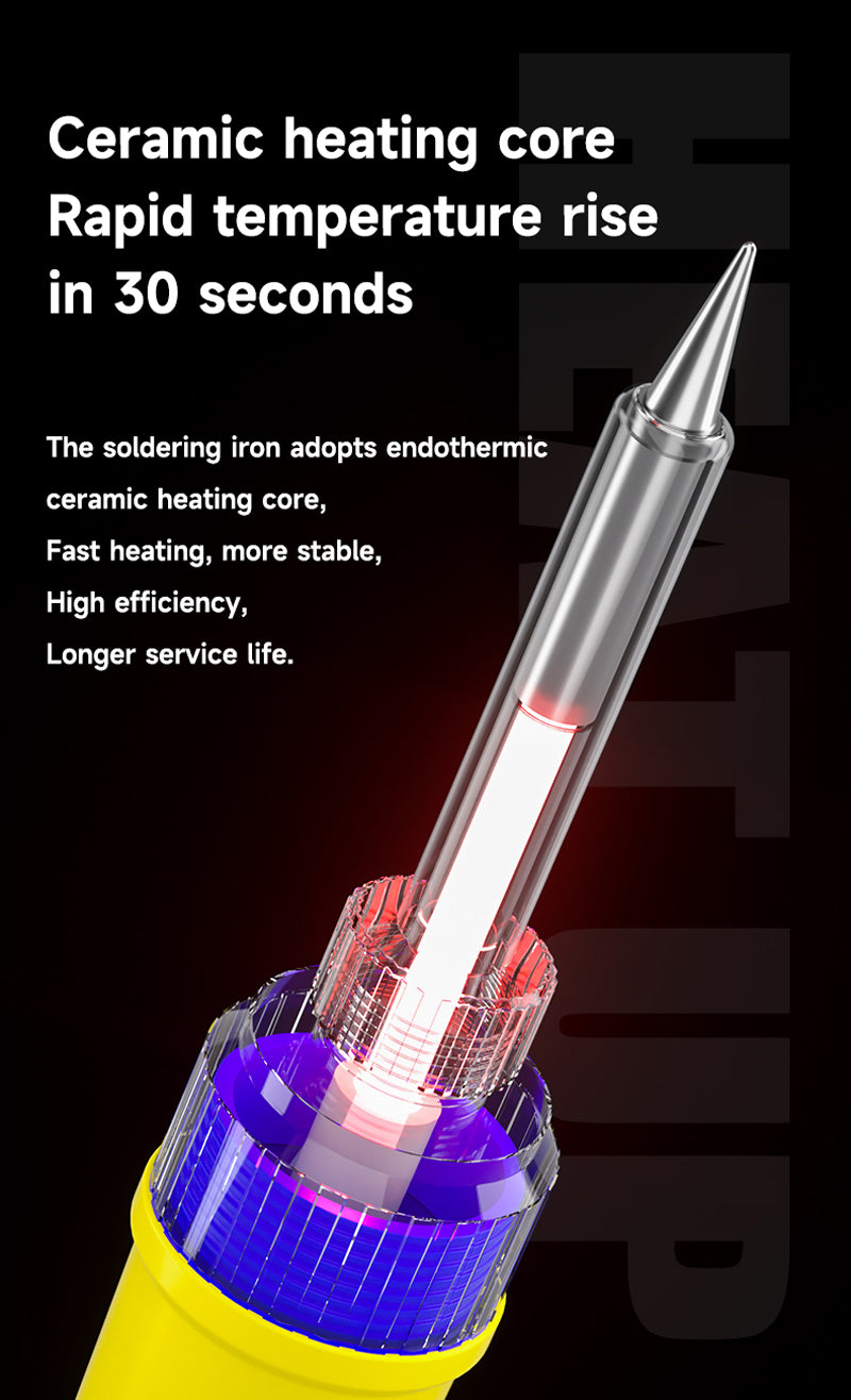 Mechanic HK-990 90W High Power Anti-static Adjustable Thermostatic Electric Soldering Iron EU Plug