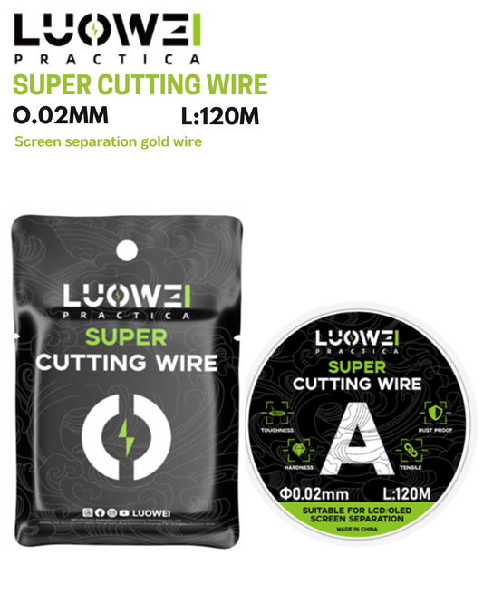 SUPER Add hard screen  separation gold wire 0.03MM