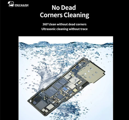 MECHANIC iClean-E08P Ultrasonic Cleaner PCB Camera Glasses Cleaning