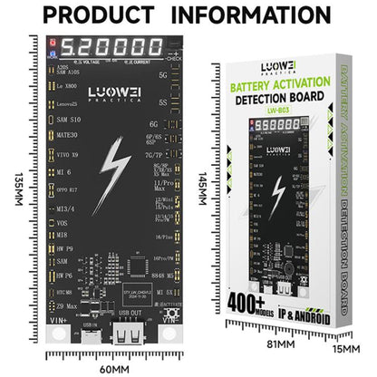 IP & Android Battery activation board LW-B03