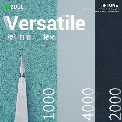 2UUL FM02 TipTune High-Grit Sponge Pad For Ultra-Fine Polishing Set