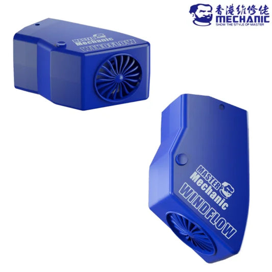 Mechanic 5V3A Windflow Microscope Fume Extraction Instrument 4 Speed Wind Fan Clean Solder Smoke Absorber