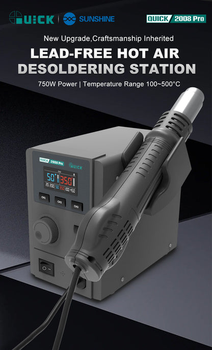QUICK 2008 Pro hot air rework station