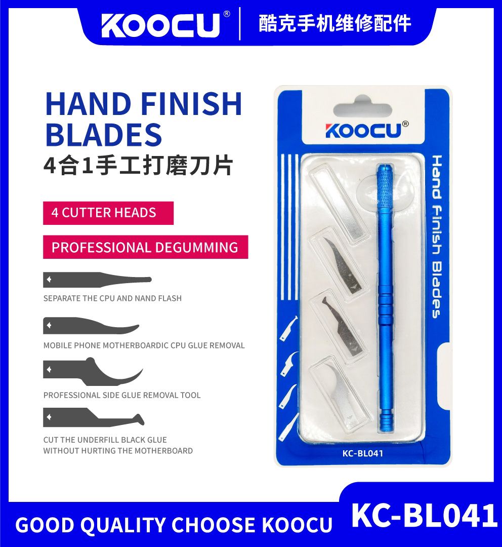 Koocu KC Bl041 Hand Finish Blade, For Iron Workshop