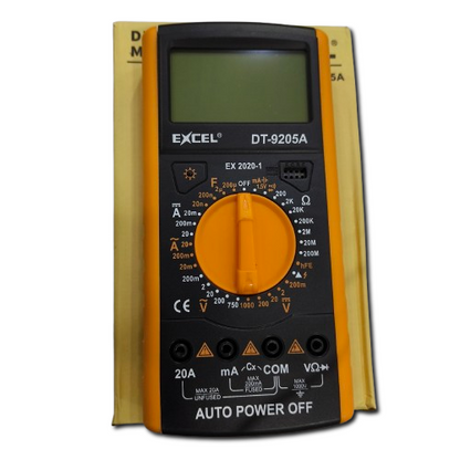 EXCEL DIGITAL MULTIMETER DT-9205A