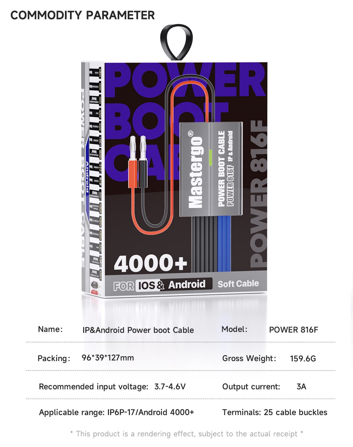 IP & Android Boot Cable MasterGo 816f