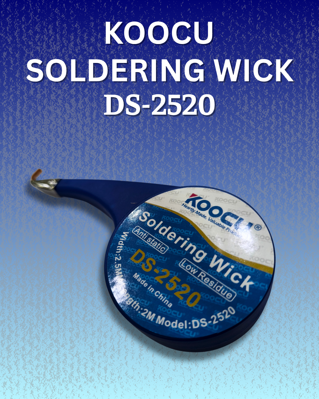 KOOCU DS-2520 Soldering Wick – Precision Desoldering Tool