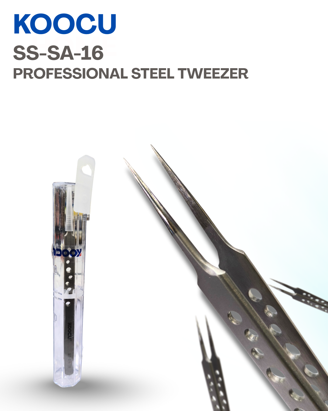 KOOCU SS-SA-16 Professional Steel Tweezer