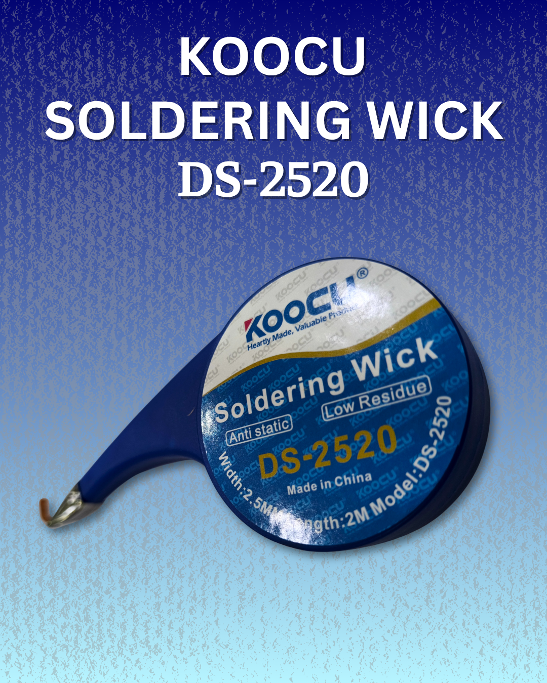 KOOCU DS-2520 Soldering Wick – Precision Desoldering Tool