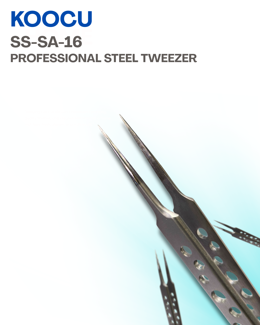 KOOCU SS-SA-16 Professional Steel Tweezer