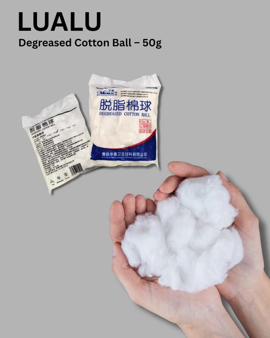 LUALU Degreased Cotton Ball – 50g
