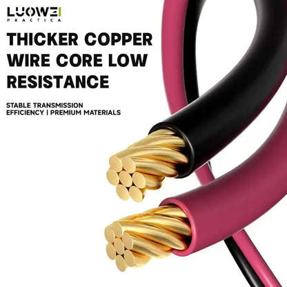 Luowei LW-325 Fast Power Boot Cable For iPhone 6-16 Pro Max & Samsung Huawei Xiaomi 400+ Android Models