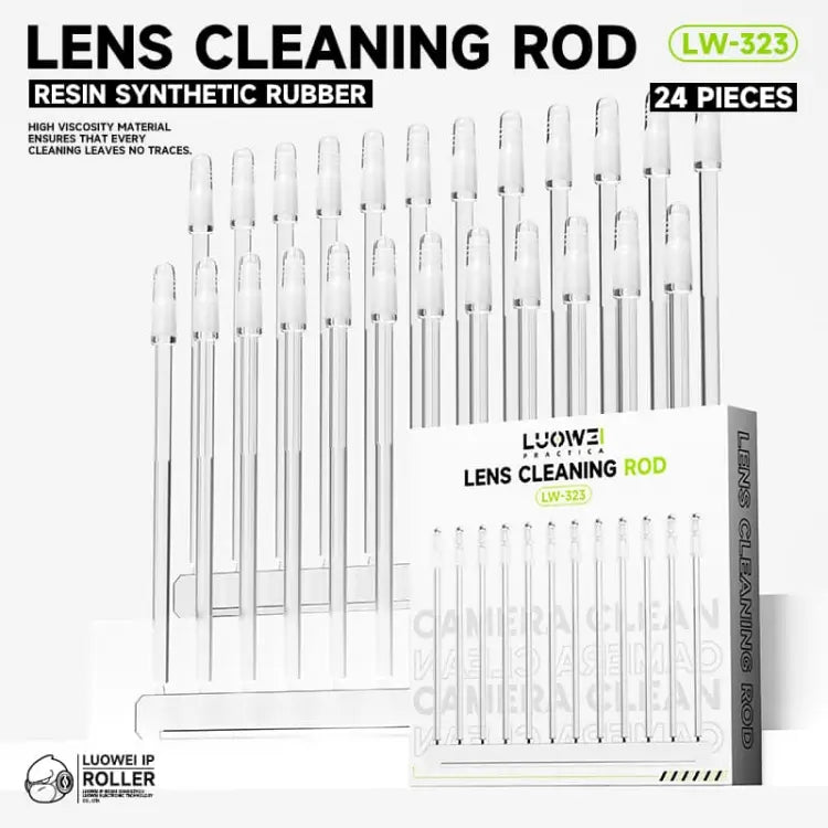 Luowei LW-323 Camera Lens Cleaning Rod (24Pcs)