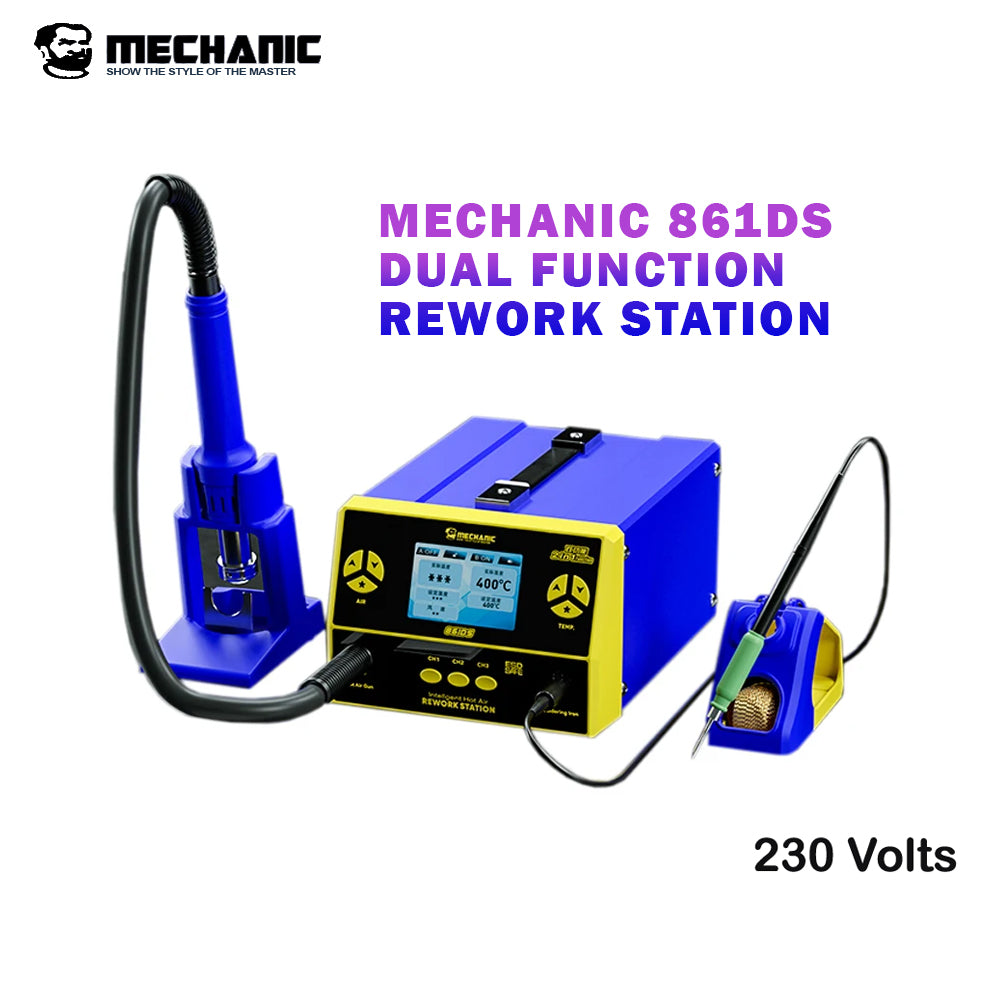 Mechanic 861DS 2in1 Dual Function intelligent Hot Air SMD Rework Station