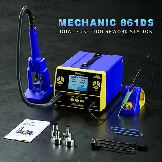 Mechanic 861DS 2in1 Dual Function intelligent Hot Air SMD Rework Station