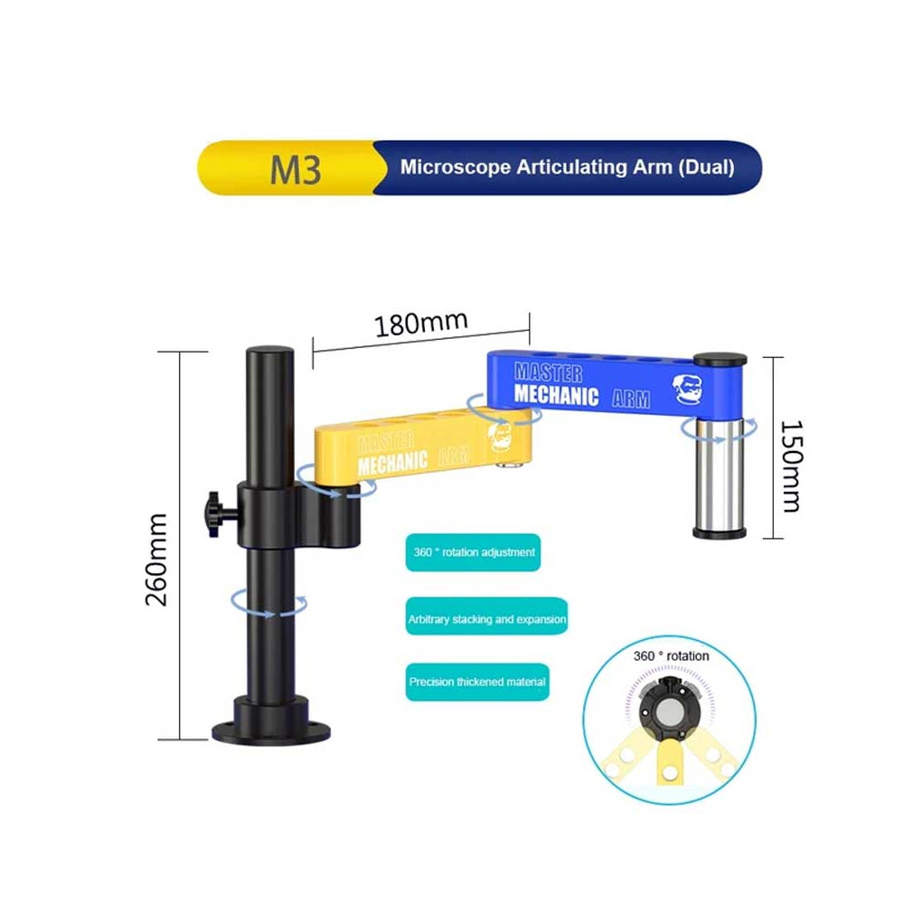 Mechanic M3 MICROSCOPE UNIVERSAL ROBOTIC ARM