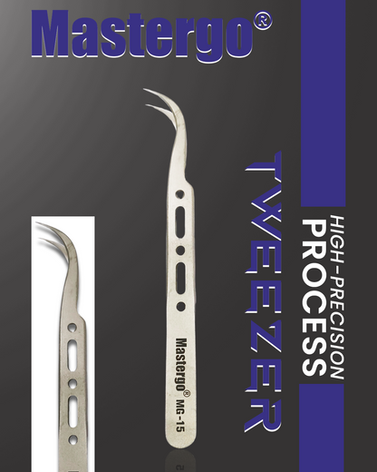 MASTERGO MG-15 Anti-Magnetic, Extra Hard Bend Tweezer