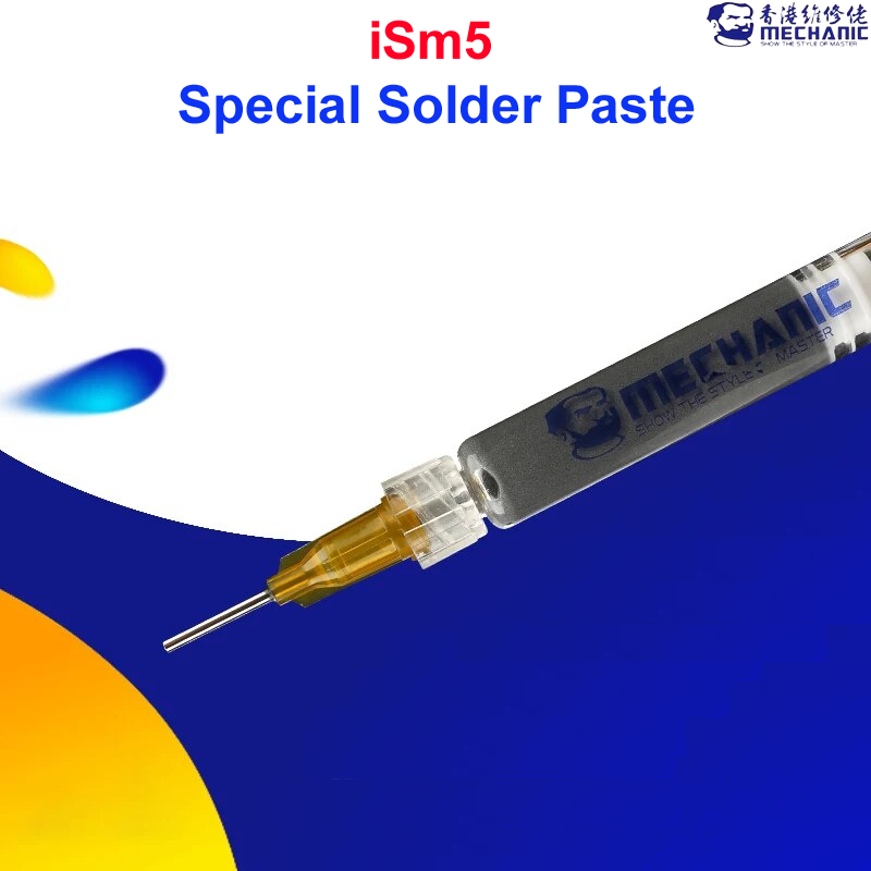 Mechanic iSm5 Jumper Wire Solder Paste For Phone Fingerprint Flying Line Repair Flux Paste 3ML