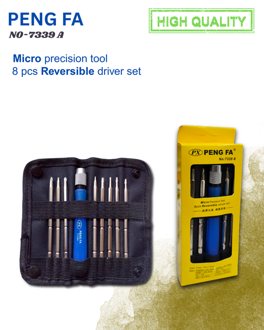 Category: Mobile Screw Driver & Tools Kit PX7339 Peng Fa Toolkit 9 Pcs High Quality 8 Bits Both Sides