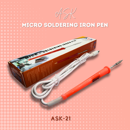 MICRO SOLDERING IRON PEN ASK 21
