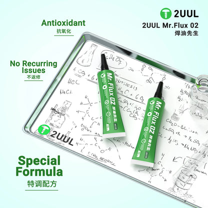 2UUL SC16 Mr. Flux 002 Antioxidant Flux for PCB Repair