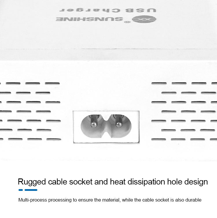 SS-304Q 6-Port USB FAST CHARGER