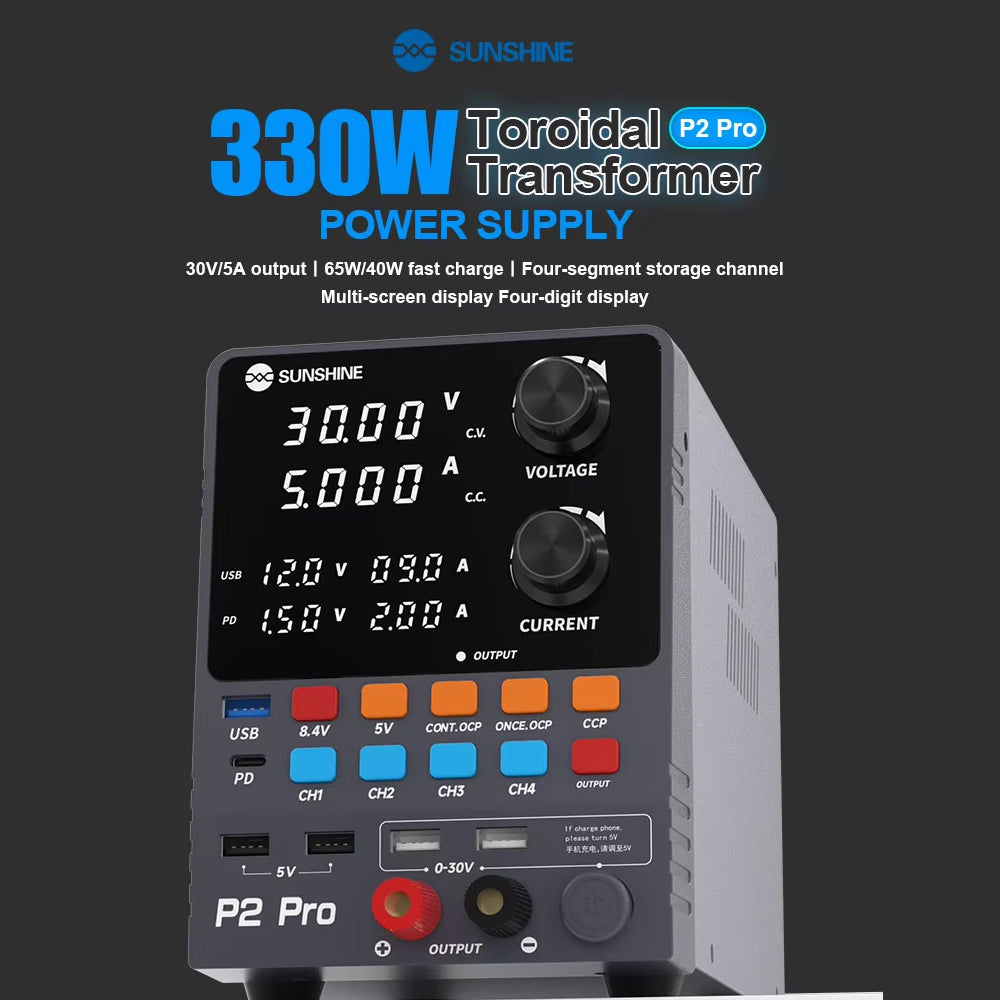 SUNSHINE P2 PRO Intelligent Regulated DC Power Supply 220V/110V