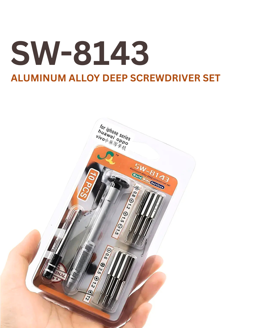 SW-8143 Multipurpose Precision Screwdriver Set