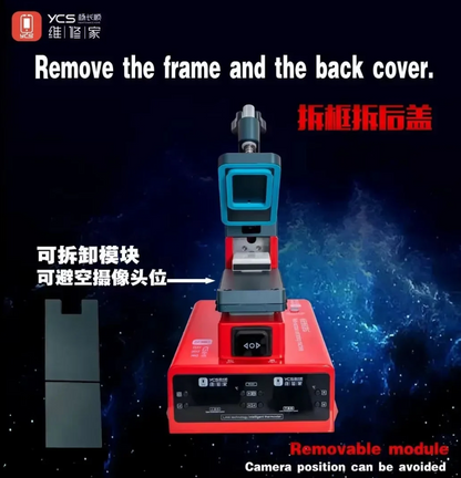 YCS Mobile Phone LCD Screen Separator Machine Curved Screen Frame Removal Electric Clamp Frame Bonding Screen Pressing Machine Sale! 2%