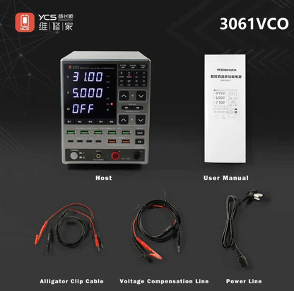 YCS 3061 VCO Adjustable DC Power Supply 30V 6A with OCP Protection for Phone Repair Digital Multifunctional Voltage Current Test