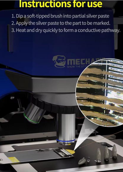 MECHANIC NANO20 Conductive Silver Paste for iPhone Android Phone Repair Flexible Screen Circuit Repair ITO Silver Paste