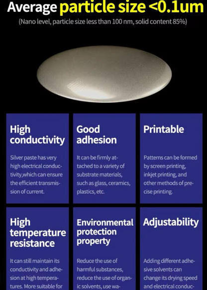 MECHANIC NANO20 Conductive Silver Paste for iPhone Android Phone Repair Flexible Screen Circuit Repair ITO Silver Paste