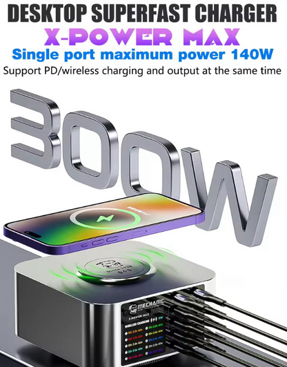 Mechanic Desktop Superfast Charging Station X-POWER Max
