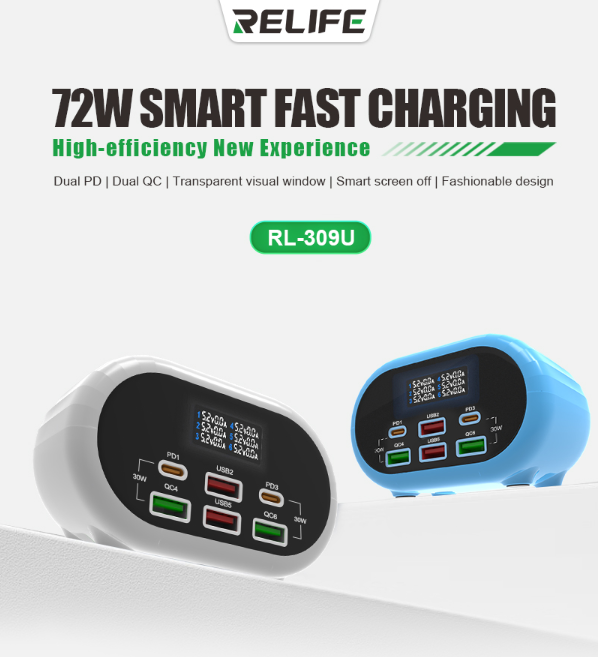 RELIFE RL-309U Smart 6-port charger