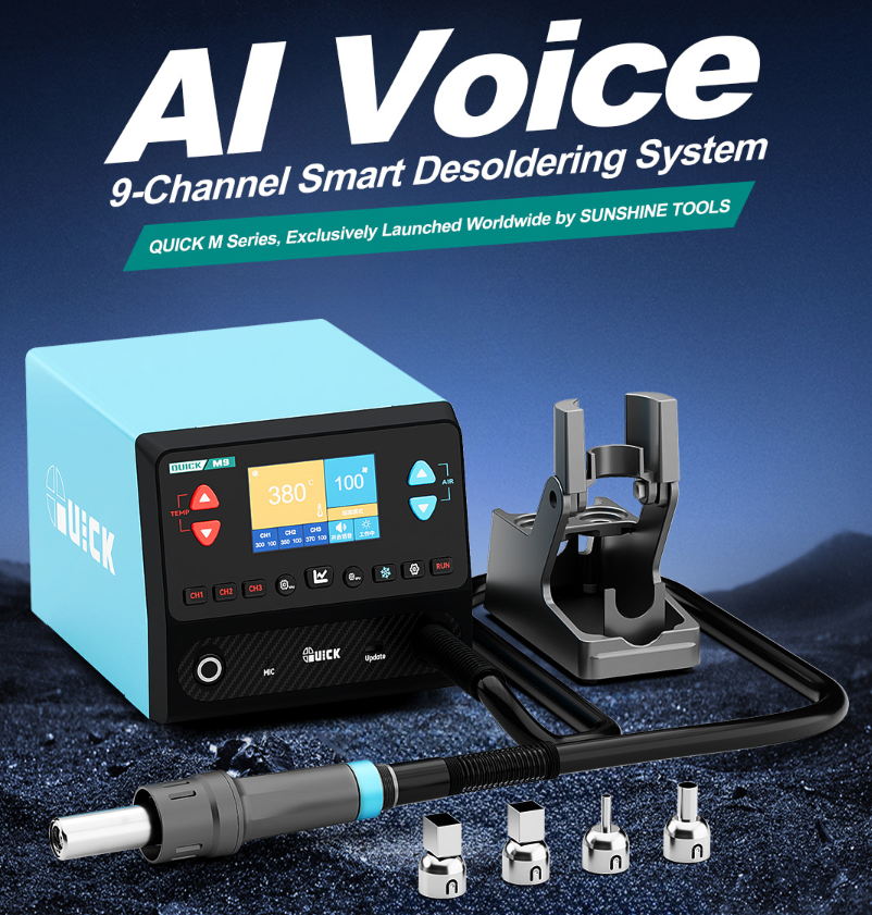 QUICK M9 Smart Lead-Free Hot Air Rework Station