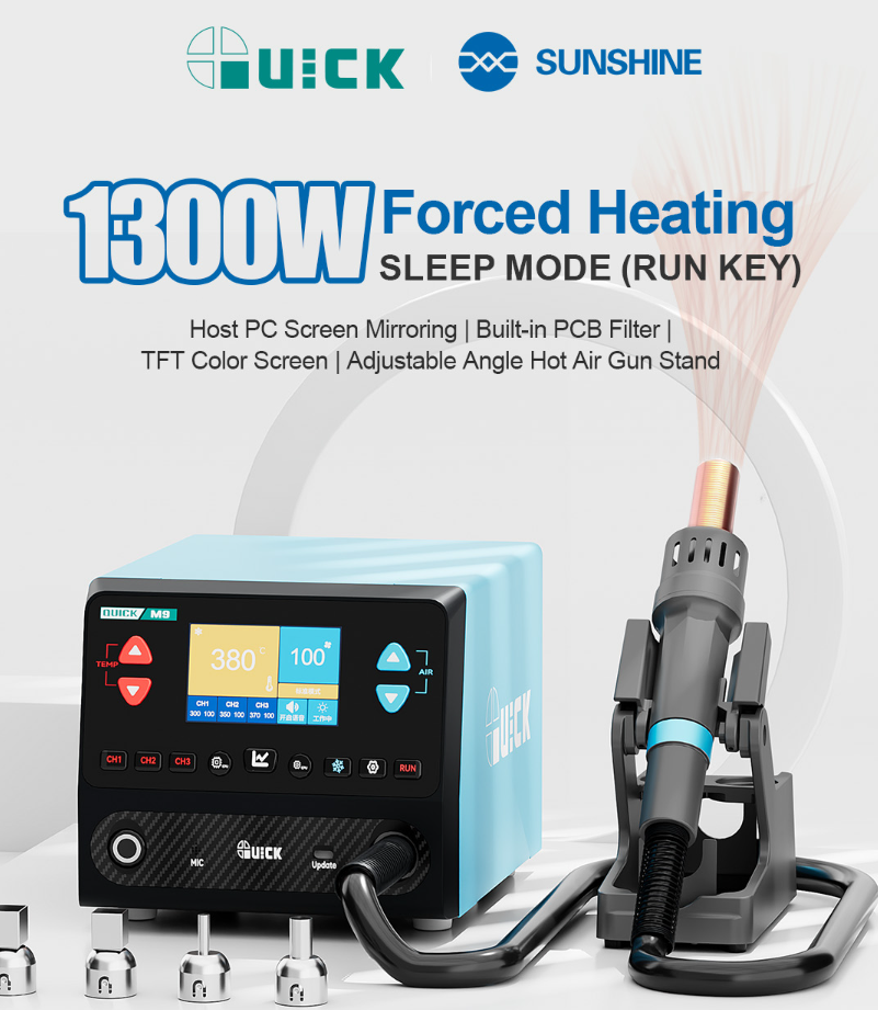 QUICK M9 Smart Lead-Free Hot Air Rework Station
