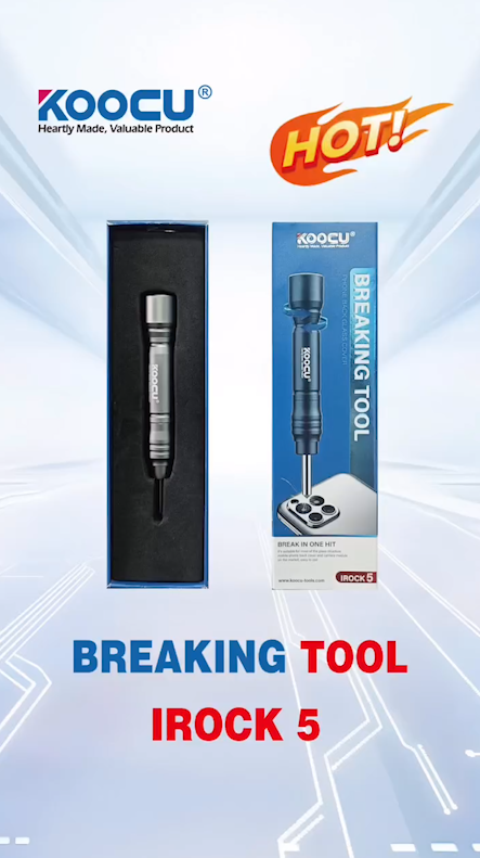 KOOCU iRock 5 Glass Breaking Tool – Precision Tool for Back Glass Removal