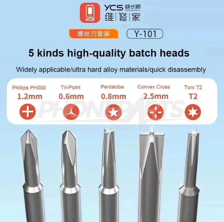 YCS Screwdriver Set 5 IN 1