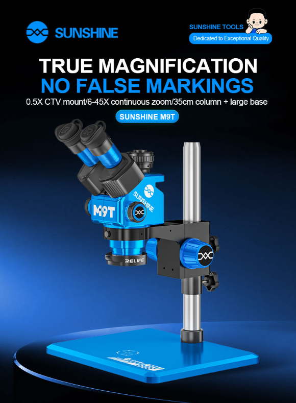 SUNSHINE M9T-B11 trinocular stereo microscope