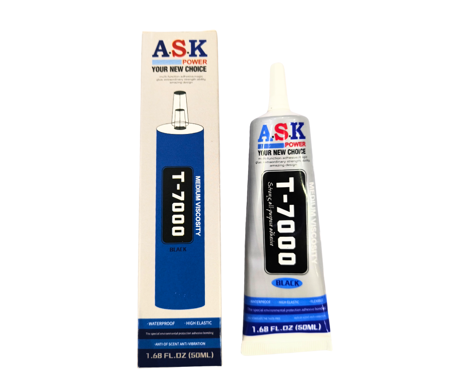 A.S.K T-7000 Black Glue – High Strength Multipurpose Adhesive (50ml)