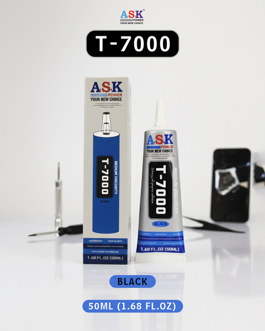 A.S.K T-7000 Black Glue – High Strength Multipurpose Adhesive (50ml)