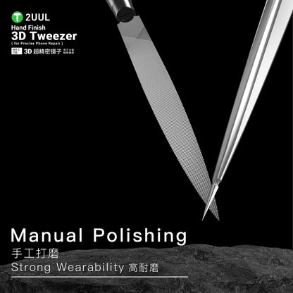 2UUL TW01 Hand Finish 3D Tweezer for Precise Phone Repair