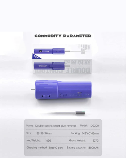 MECHANIC DG200 OCA Electric Screen Glue Remover Multifunctional Speed Adjustable Screen Adhesive Removal Cleaning Tool