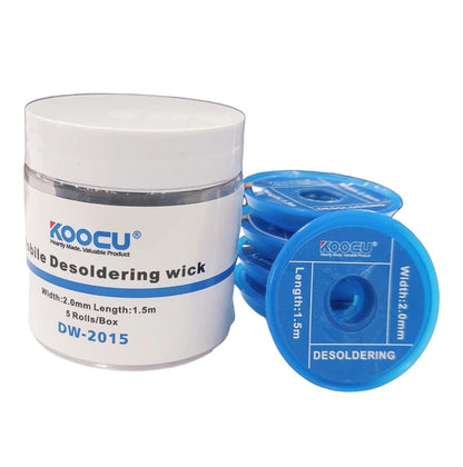 KOOCU DW-2015 Desoldering Wick 2015 5Rolls/Box