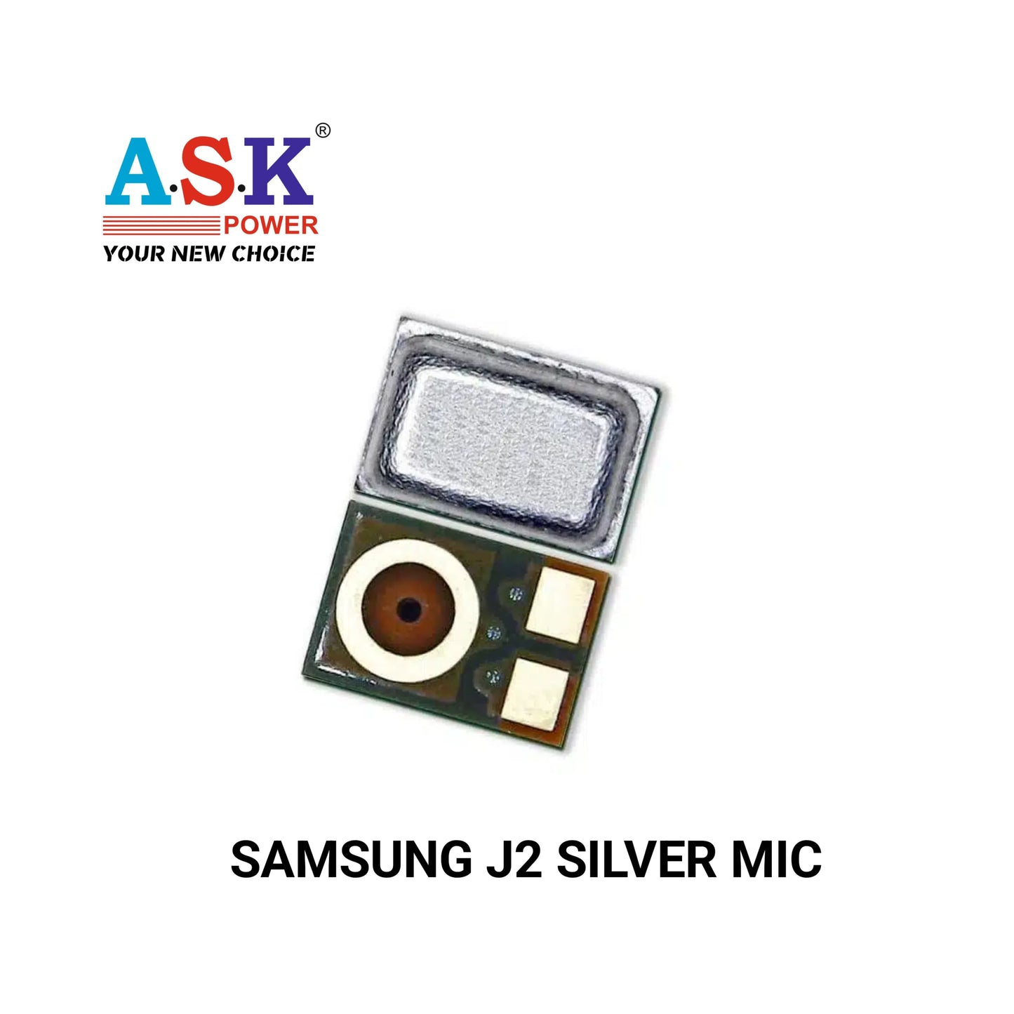 SAMSUNG J2 Silver OG MIC