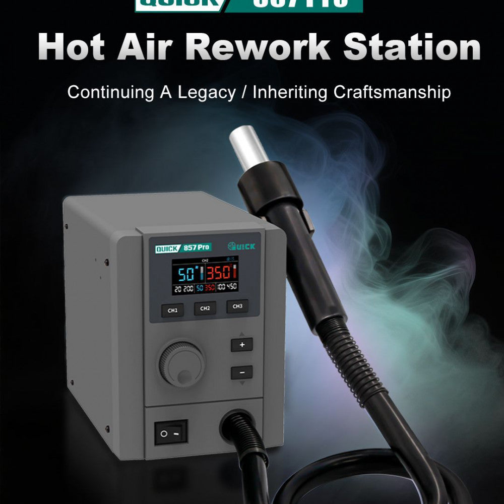 QUICK 857 Pro Digital display hot air rework station