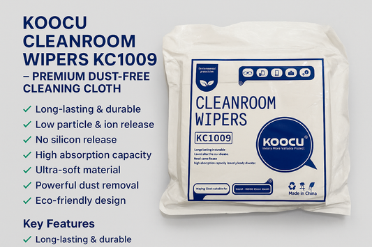 KOOCU Cleanroom Wipers KC1009 – Premium Dust-Free Cleaning Cloth 400PC