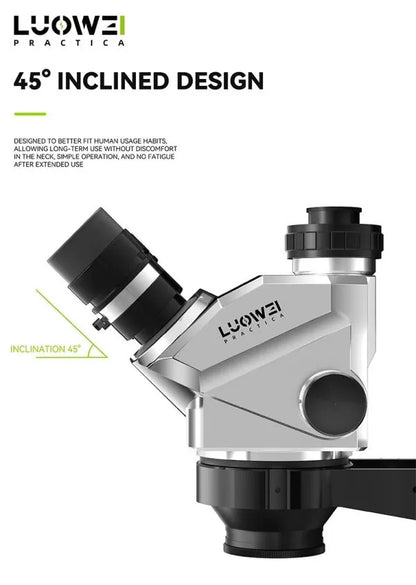 LUOWEI LW-TR01-B3TV 7-50X Geek Future Series Trinocular HD Microscope