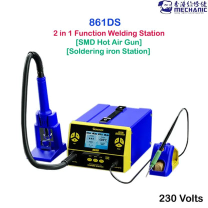 Mechanic 861DS 2in1 Dual Function intelligent Hot Air SMD Rework Station
